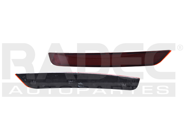 CUARTO REFLEJANTE TRASERO VW GOLF 10-13 GTI IZQ