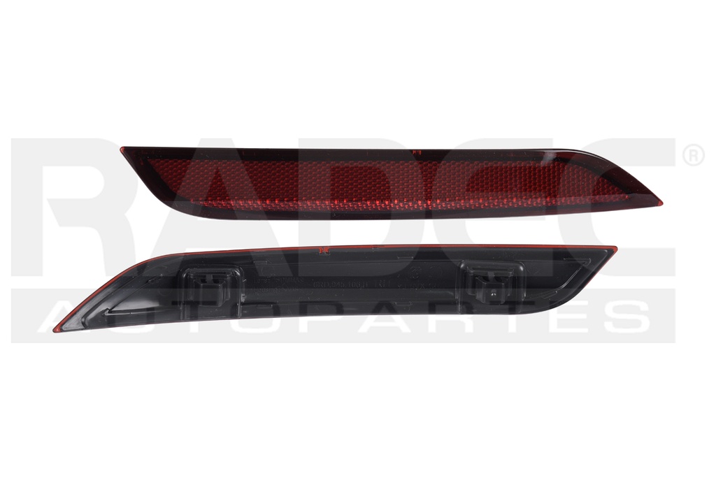 CUARTO REFLEJANTE TRASERO VW POLO 15-17 CN DER
