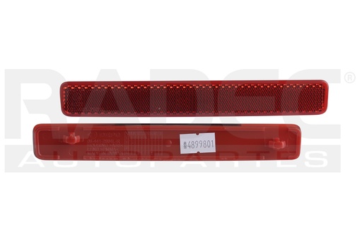 CUARTO REFLEJANTE TRASERO VW TRANSPORTER 10-15 DEPO IZQ