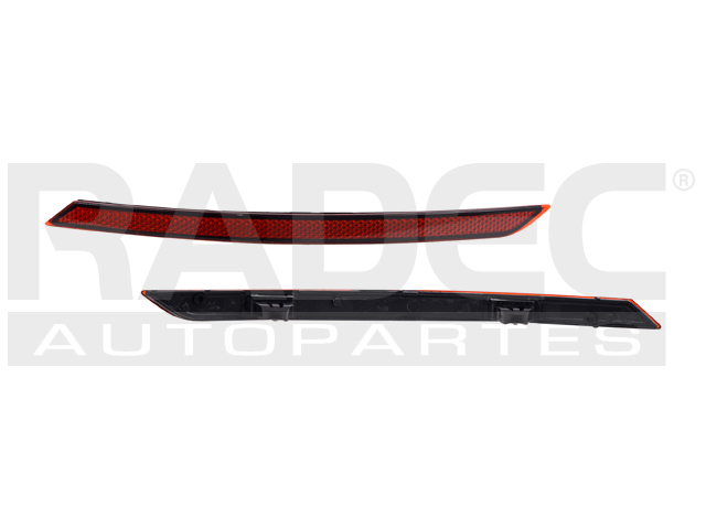 CUARTO REFLEJANTE TRASERO VW VENTO 16-20 LINEA ANTERIOR DER
