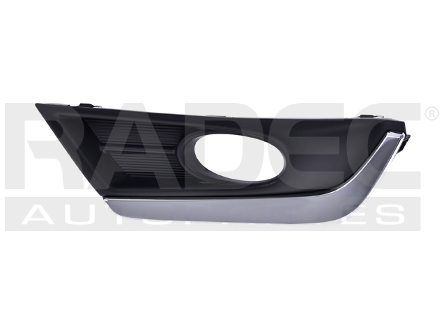 REJILLA FASCIA DELANTERA HD CR-V 17-19 C/HOYO P/FARO F/CROMADO EX/TOURING/TURBO PLUS L4 4 CILINDROS 1.5/2.4L 5 PUERTAS IZQ