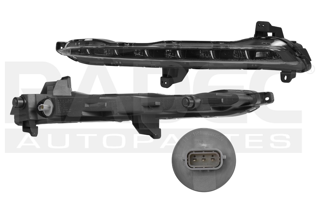 CUARTO FRONTAL HY SONATA 15-17 C/LEDS DEPO IZQ