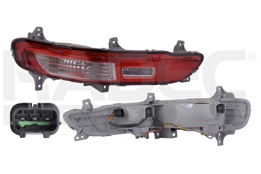 CUARTO TRASERO KI SPORTAGE 17-18 C/FOCO DEPO IZQ