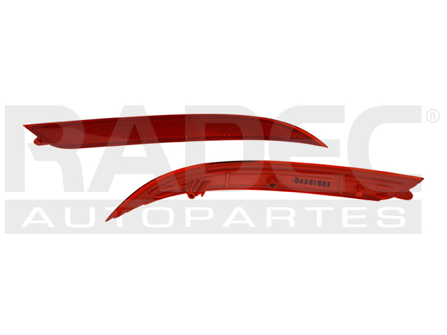 CUARTO REFLEJANTE TRASERO KI RIO 16-17 COREANO 4 PUERTAS DEPO DER