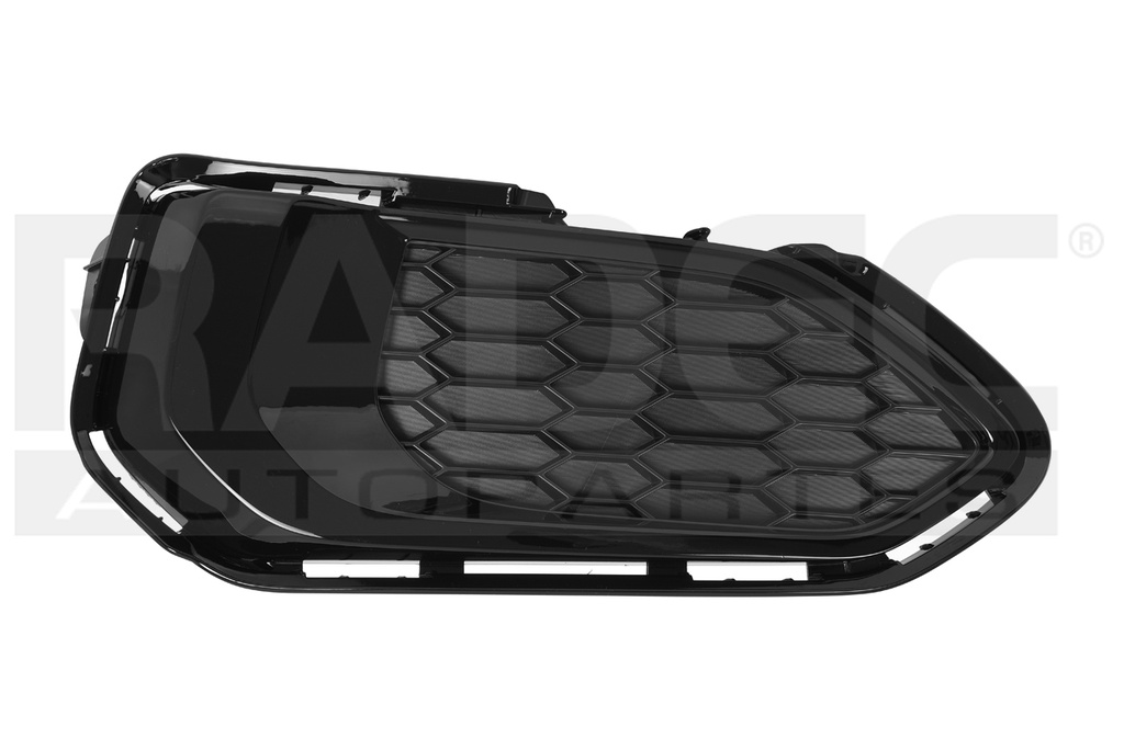 REJILLA FASCIA DELANTERA HD FIT 18-20 S/HOYO P/FARO NEGRA BRILLANTE FUN L4 4 CILINDROS 1.5L 5 PUERTAS DER