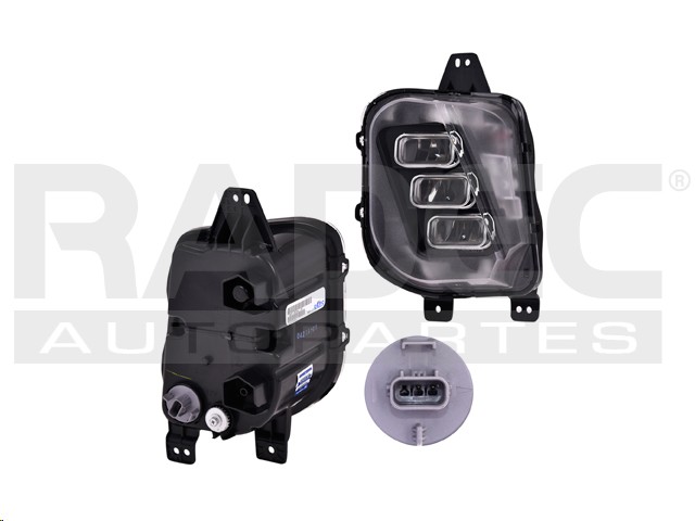 FARO NIEBLA AC MDX 17-18 C/LEDS C/FOCO DEPO IZQ