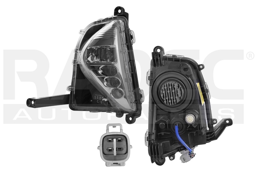 FARO NIEBLA TY PRIUS 16-18 C/BASE C/FOCO DEPO IZQ