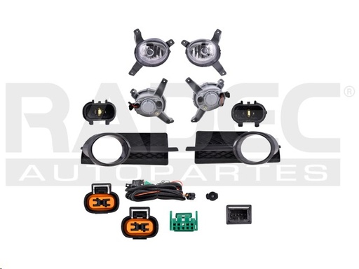 JUEGO FARO NIEBLA CV AVEO 08-11 C/REJILLA CN