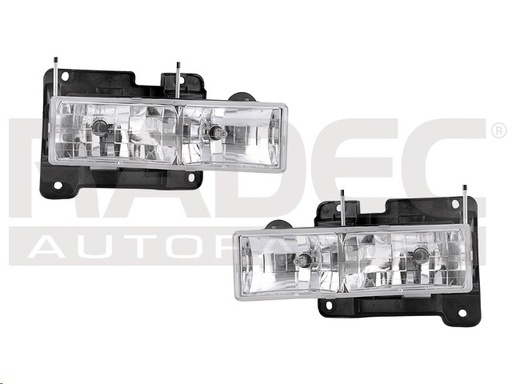 [016-0615-02] JUEGO FAROS CV CHEYENNE/SIERRA 92-98/SUBURBAN 92-99 CRISt TW