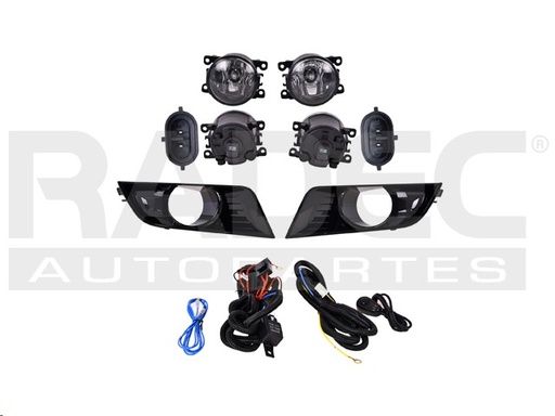 JUEGO FARO NIEBLA FD RANGER 17-19 C/REJILLA GRIS CN