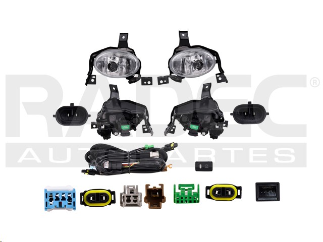 JUEGO FARO NIEBLA HD CR-V 10-11 C/BASE CN