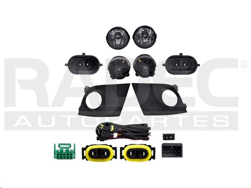 JUEGO FARO NIEBLA NS TIIDA 07-18 C/REJILLA CN