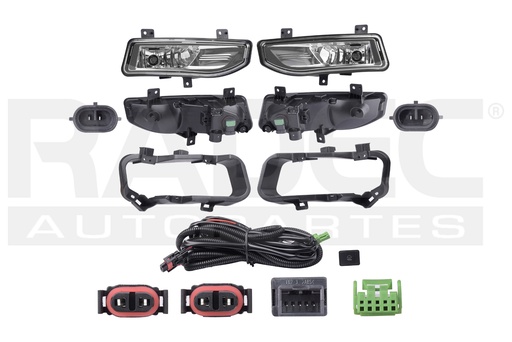 JUEGO FARO NIEBLA NS KICKS 17-20/X-TRAIL 18-20/NOTE 17-19/VERSA 20 C/BASE CN