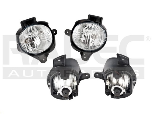 JUEGO FAROS NIEBLA TY HILUX 12-15 C/BASE DEPO