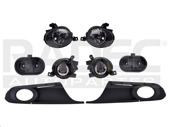 JUEGO FARO NIEBLA VW JETTA BICENTENARIO 11-14 C/REJILLA CN