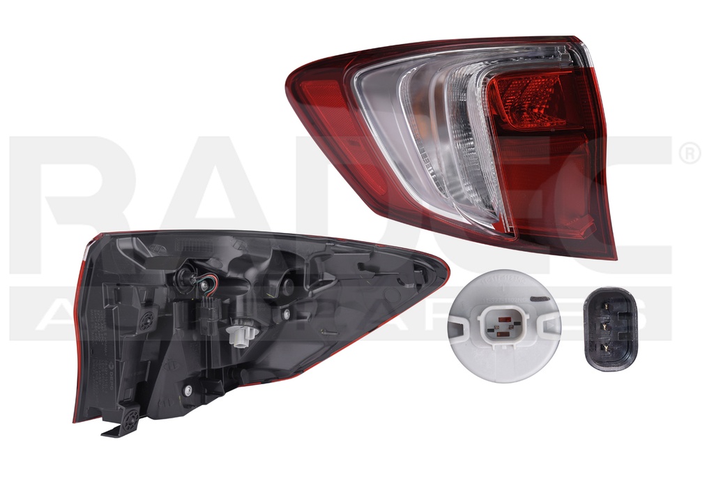CALAVERA EXTERIOR AC RDX 16-18 C/LEDS DEPO IZQ