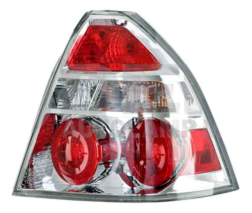 CALAVERA CV AVEO 08-11/18 CROMADO/ROJO C/FOCO DEPO DER