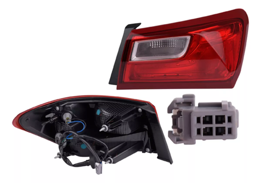 CALAVERA EXTERIOR CV MALIBU 16-19 S/LEDS C/FOCO DEPO DER