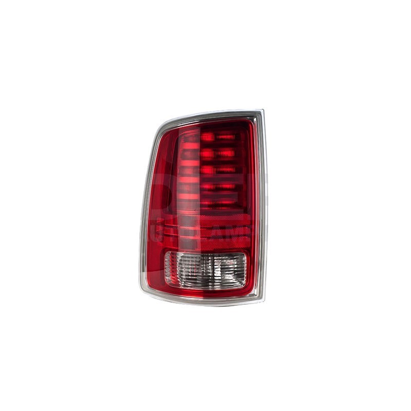 CALAVERA DG RAM PICK UP 13-19 FILO CROMADO C/LEDS DEPO IZQ