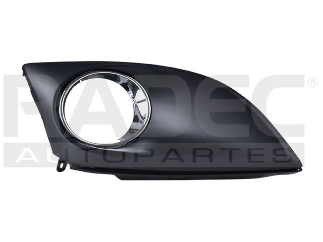 REJILLA FASCIA MZ CX7 10-12 C/HOYO P/FARO C/MOLDURA CROMADA DER