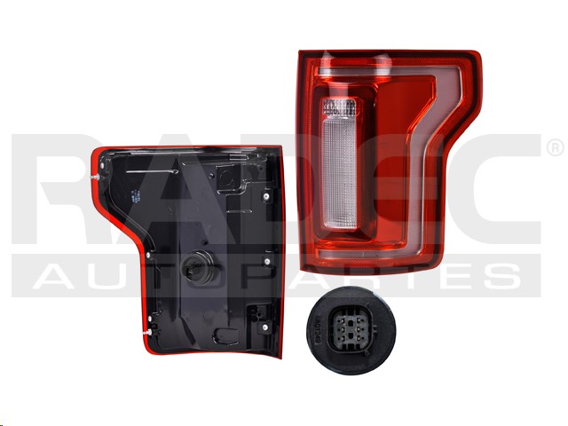 CALAVERA FD F-150 KING RANCH 15-17 C/LEDS S/SENSOR DE PUNTO CIEGO TYC DER