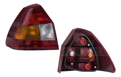 CALAVERA FD FIESTA/IKON 01-03 AMBAR/BLANCO/ROJO S/FOCO DEPO IZQ