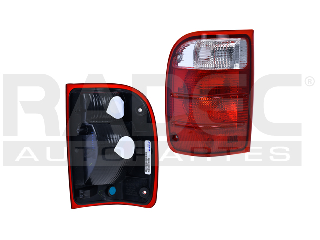 [017-1230-01] CALAVERA FD RANGER 01-04 LISA BLANCO/ROJO S/FOCO DEPO IZQ