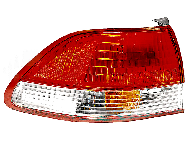 CALAVERA EXTERIOR HD ACCORD 01-02 4 PUERTAS BLANCO/ROJO C/FOCO DEPO IZQ