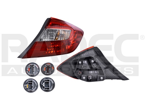 CALAVERA HD CIVIC 12 4 PUERTAS C/FOCO DEPO DER