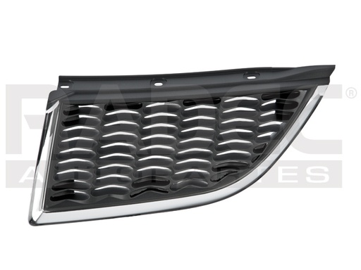 REJILLA FASCIA MT GALANT 04-06 NEGRA FILO CROMADO IZQ
