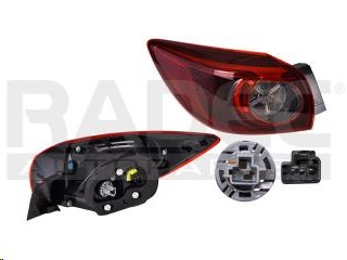 CALAVERA EXTERIOR MZ 3 14-18 5 PUERTAS C/LEDS DEPO IZQ