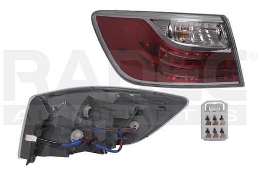 CALAVERA EXTERIOR MZ CX9 10-12 TYC IZQ