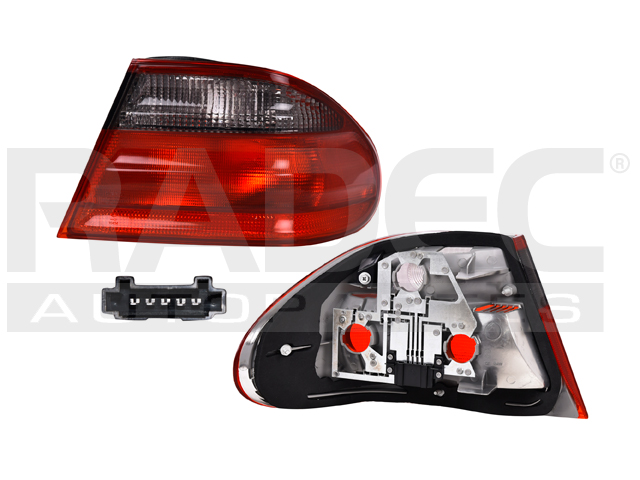 CALAVERA EXTERIOR MC CLASE E 99-01 ROJO 