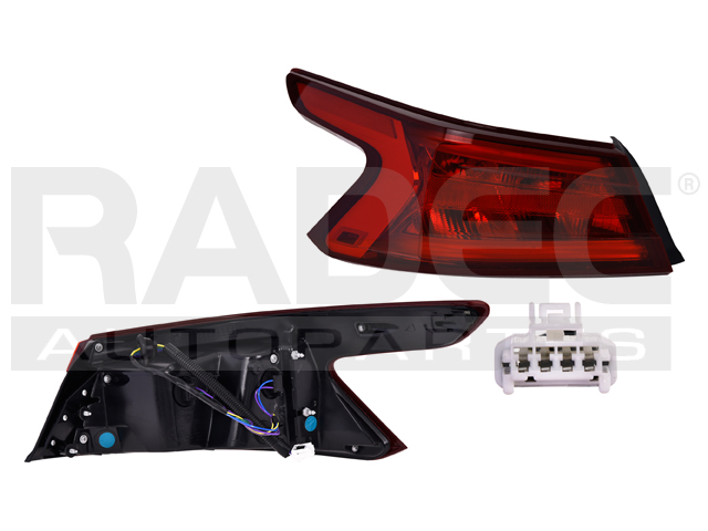CALAVERA EXTERIOR NS MAXIMA 16-19 C/LEDS DEPO IZQ