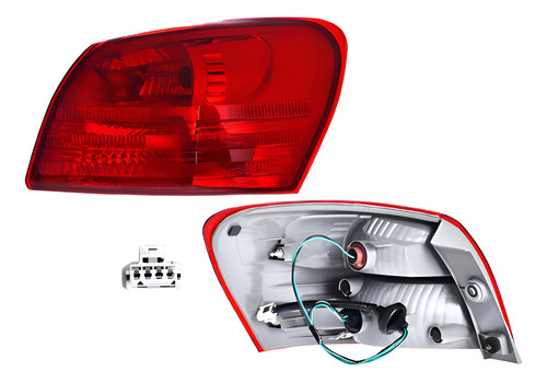 CALAVERA EXTERIOR NISSAN ROGUE 08-14 C/FOCO DEPO DER
