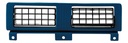 REJILLA NS D21 86-92/PATHFINDER 87-95  CENTRAL AIRE AMERICANO AZUL PLASTICO