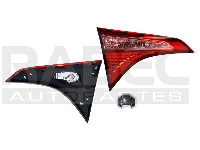 CALAVERA INTERIOR TY COROLLA 17-19 ROSA/ROJA C/FOCO DEPO IZQ