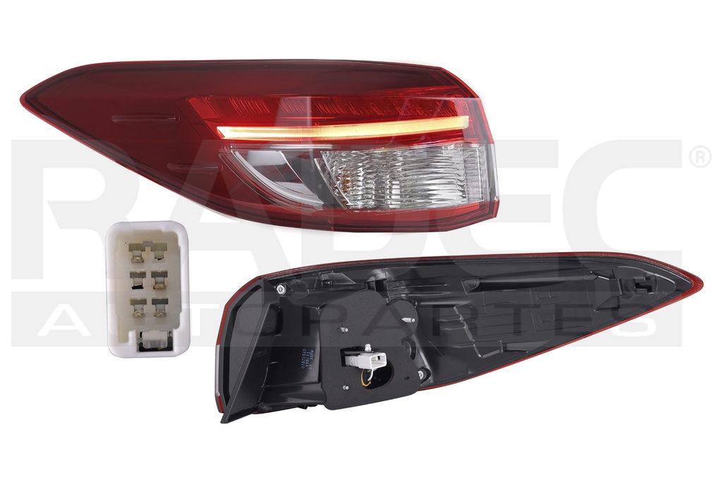 CALAVERA EXTERIOR TY YARIS 18-22 4 PUERTAS C/LEDS TYC IZQ