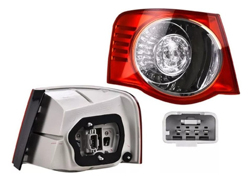 CALAVERA EXTERIOR VOLKSWAGEN BORA 05-10 C/LEDS DEPO IZQ