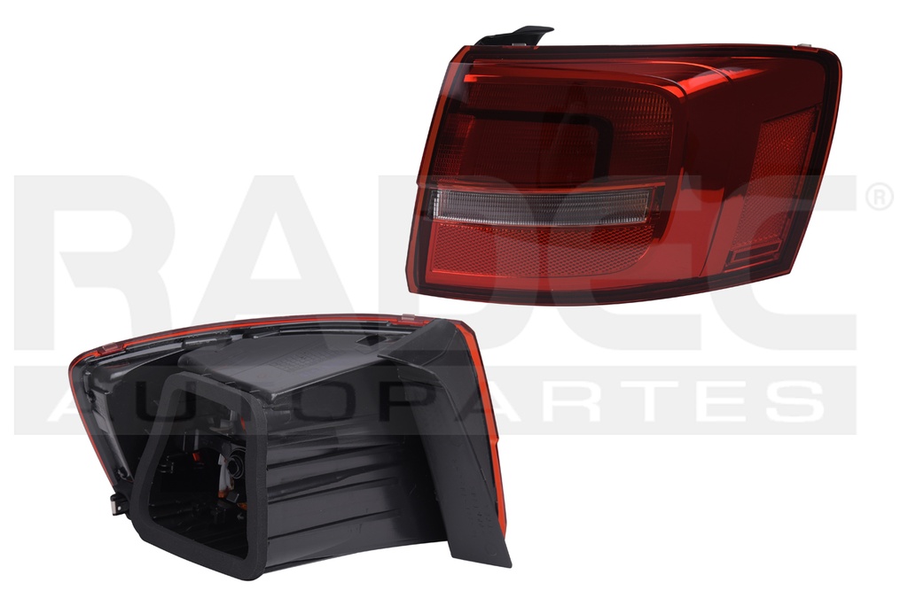 CALAVERA EXTERIOR VW JETTA 15-18 S/FOCOS DEPO DER