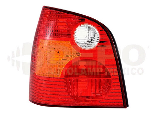 CALAVERA VW POLO 03-07 5 PUERTAS ROJO/BLANCO/AMBAR S/FOCO DEPO IZQ