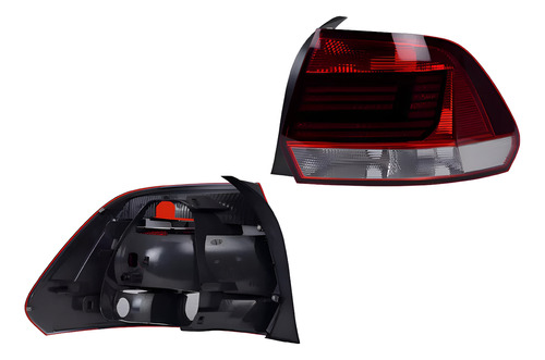 CALAVERA VW VENTO 16-20 LINEA ANTERIOR ROJO/BLANCO S/FOCO CN DER
