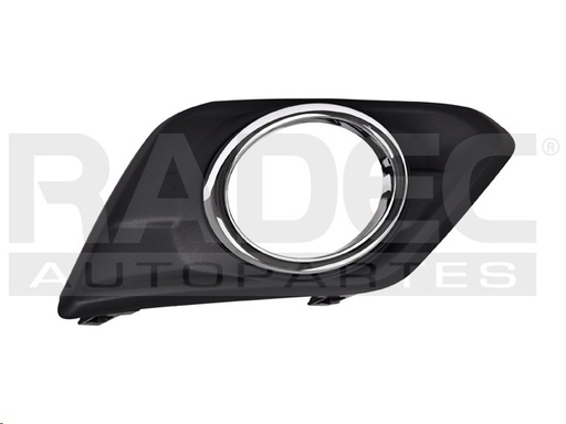 REJILLA FASCIA DELANTERA NS X-TRAIL 15-17 C/HOYO P/FARO ADVANCE/EXCLUSIVE/SENSE/ARMOR L4 4 CILINDROS 2.5L 5 PUERTAS DER