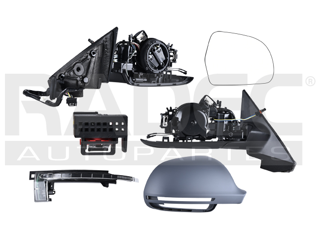 ESPEJO AD A3 09-13 5 PUERTAS ELECTRICO C/DESEMPANANTE C/DIRECCIONAL P/PINTAR 7 PINES TDI/CABRIO/S/ATTRACTION/AMBIENTE/BASE DER