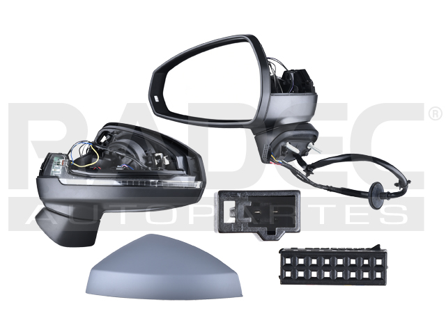 ESPEJO AD A3 13-15 4 PUERTAS ELECTRICO E/ABATIBLE C/DESEMPANANTE C/DIRECCIONAL C/LUZ LAT C/MEMORIA P/PINTAR TDI/SPORTBACK/CABRIO/S/ATTRACTION/AMBIENTE/BASE IZQ