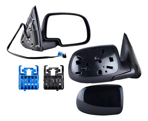 ESPEJO CV AVALANCHE 02-06 ELECTRICO C/DESENPANANTE P/PINTAR 5 PINES BASE/LS/LT/Z71/DENALI/SL/SLE/SLT/1500/3500 V8 8 CILINDROS 4.8/5.3/6.0L 4 PUERTAS DER