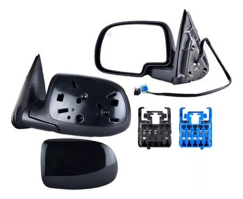 ESPEJO CV AVALANCHE 02-06 ELECTRICO C/DESENPANANTE P/PINTAR 5 PINES BASE/LS/LT/Z71/DENALI/SL/SLE/SLT/1500/3500 V8 8 CILINDROS 4.8/5.3/6.0L 4 PUERTAS IZQ