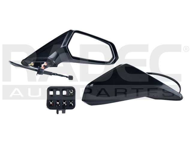ESPEJO CV CAMARO 10-15 ELECTRICO C/DESENPANANTE P/PINTAR 5 PINES V/ZL1/Z28/SS/LS/LT V6/V8 6/8 CILINDROS 3.6/6.2/7.0L 2 PUERTAS DER