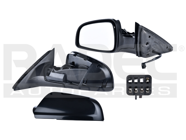 ESPEJO CV MALIBU 08-12 ELECTRICO C/DESENPANANTE P/PINTAR 5 PINES XR/XE/HYBRID/LTZ/BASE/LS/LT L4/V6 4/6 CILINDROS 2.2/3.5L 4 PUERTAS IZQ