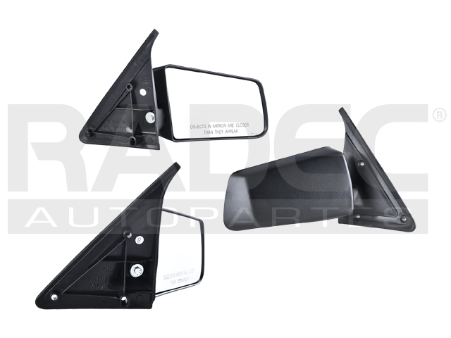 ESPEJO CV S-10/SONOMA 82-94 CHICO AMERICANO MANUAL NEGRO HIGH/TIMBERLINE/EL/SLS/GT/SPORT/BASE/SLE DER